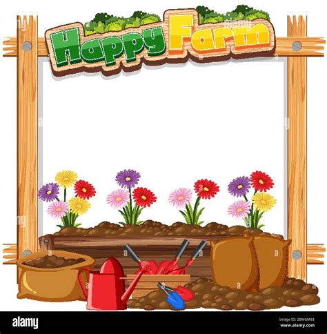 gulayan background clipart|Border frame template with gardening theme background.